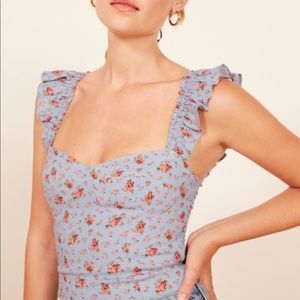 Elena top in XS/0 reformation Barely worn